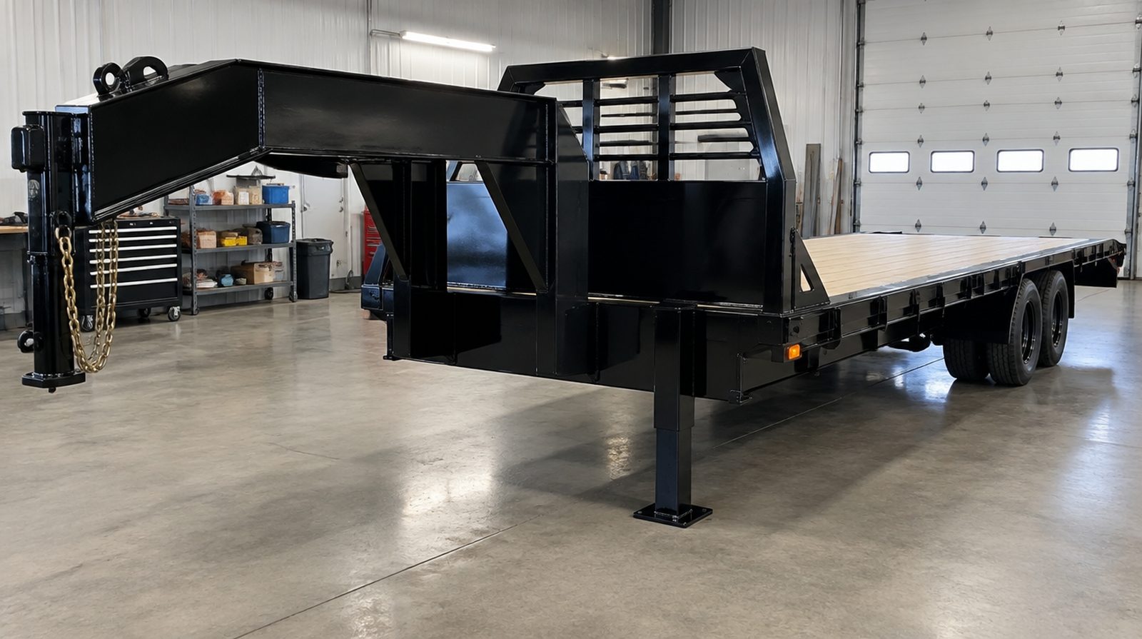 Steel coating for trailers and equipment